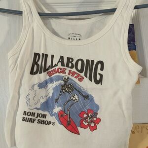 Billabong Ron Jon Surf Shop cropped tank top